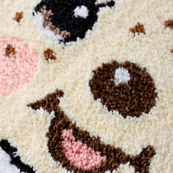 NWT Monchhichi Girl Head Shaped Rug - Picture 5 of 7